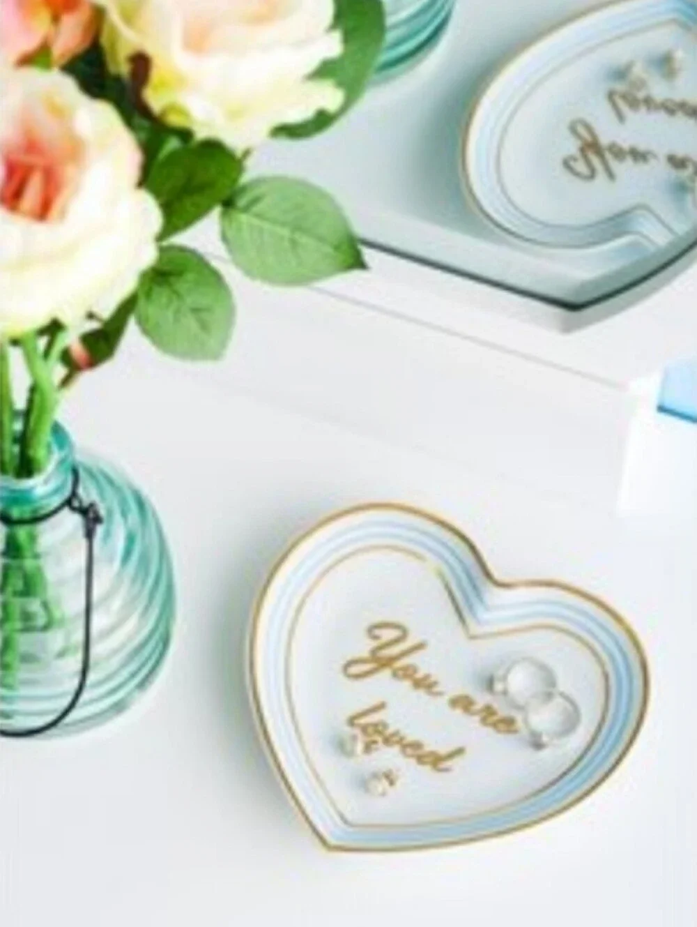 Draper James Hear Trinket Tray - You Are Loved